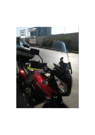 Zeus Motor 2004-10 Suzuki V-strom Dl650 Dl1000 Uzun Cam Zeus Şeffaf 56cm 4mm Motosiklet Camı