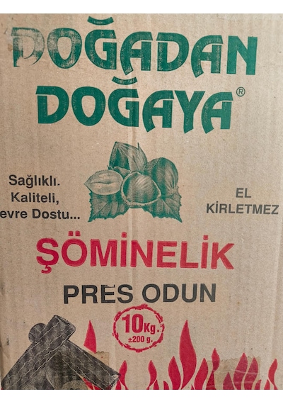 Şöminelik Pres Briket Odun 10 Kg