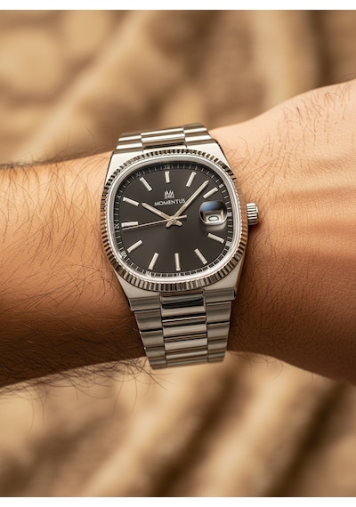Momentus Gümüş Çelik Kordon Erkek Kol Saati Cm262s-04ss Gümüş