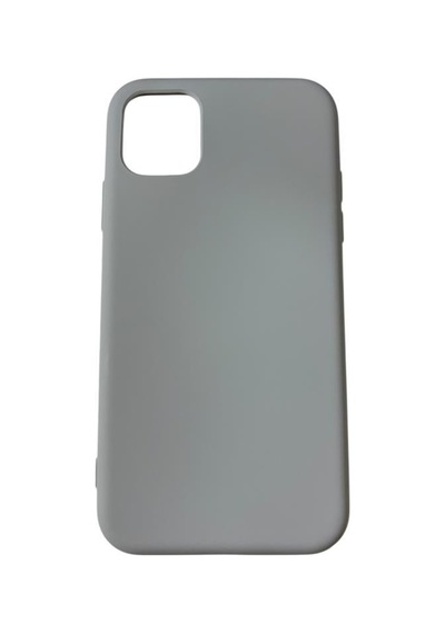 Apple iPhone 11 İle Uyumlu Cappy Silikon Kılıf Sis Mavisi Mavi