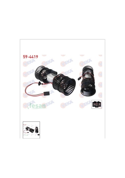 12v Kalorifer Motoru Skoda Felicia 1994-2002 Vw Caddy Iı 1995-2004 Çift Milli Blower Ayaklı