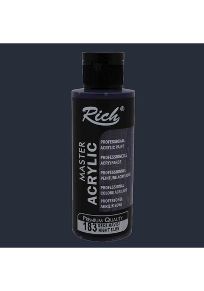 Rich Master Akrilik Boya 120Ml 183 Gece Mavisi