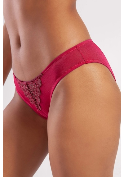 Garland A Plus Bordo Dantel Detaylı Mini Slip Külot Bordo