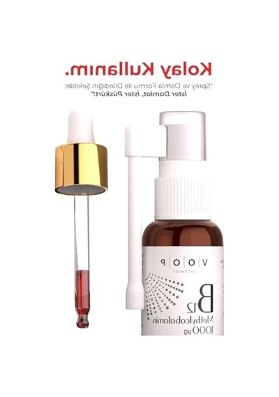 Vitamin B12 Methylcobalamin Sprey-damla, 10 Ml