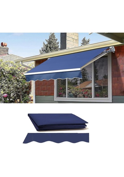 Bu Yedek Bahçe Tentesi 6,5 X 5 Ft / 200 X 150 Cm %100 Polyester Tente, Güneşlik, Teras, Balkon Uv Koruması Veranda Tente Yedek Brandası 4,5 X 3 M 14 Diğer