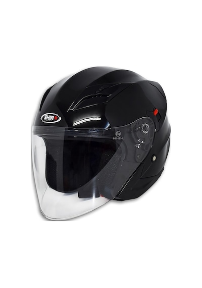 Kask Shıro Sh-450 Çenesiz Parlak Siyah M Siyah