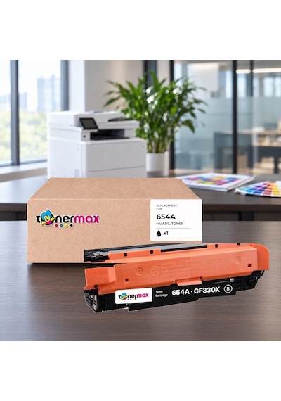 Hp 654a Cf330x Siyah Uyumlu Toner - Çipli / Color Laserjet Enterprise M651