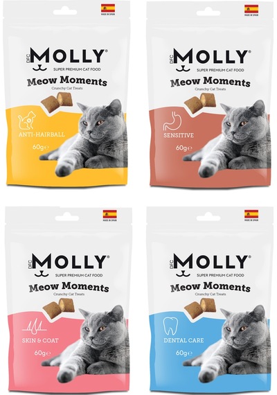 Molly Meow Moments 4 Çeşit Karma Kedi Ödül Maması 60 G X 4 Adet