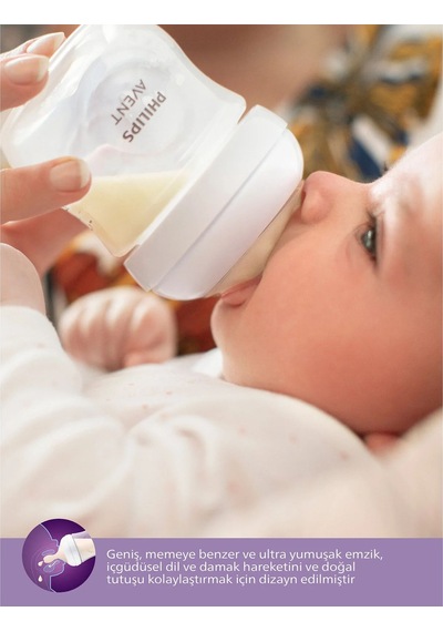 Philips Avent Doğal Tepkili Natural Response Pp Biberon 260 ML 1+ Ay Mavi