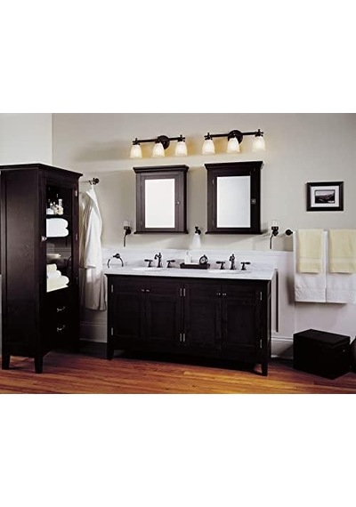 Delta Faucet 35955-rb-dst Victorian 2 Saplı Banyo Lavabo Bataryası Venedik Bronz Yaygın Açık Bej