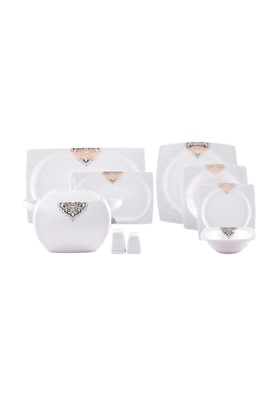 Emsan Fine Bone Fiore Gold 61 Parça 12 Kişilik Yemek Takımı