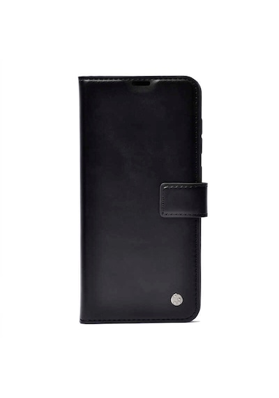 Honor Magic 8 Lite 5g Kılıf Kartlık Bölmesi Mıknatıslı Stand Özelliği Cüzdanlı Akalite Suni Deri Kapak Siyah
