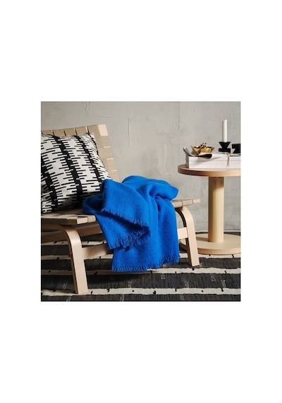 Ikea Stockholm 2025 Örtü, Parlak Mavi, 150x200 Cm