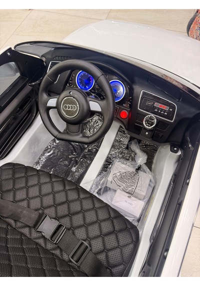 Audi Akülü Araba 0-6 Yaş Beyaz