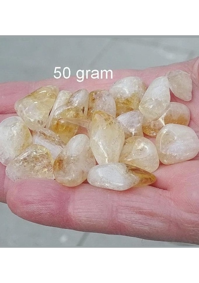 50 Gram Doğal Sitrin Tamburlu Küçük Parçalar - 451