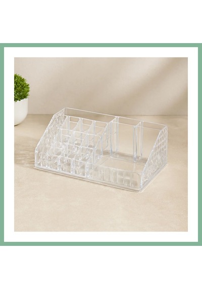 Bşkvirgo Mika Kristal 16 Bölmeli Makyaj Organizer 12.5x22x7.7 Cm Bsk2026 Çok Renkli