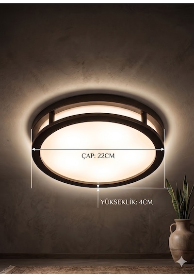 Doğal Günışığı 4000k Aydınlatma Glop Armatürü Led Avize Aplik Balkon Banyo Koridor Lambası Led Güçlü Işık Doğal Günışığı-4000k