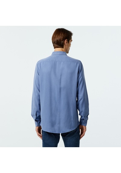 Nautica Erkek Mavi Classic Fit Gömlek Çizgili W37232t Mavi