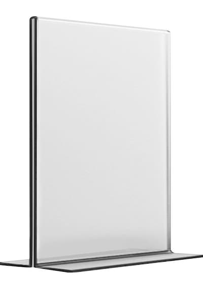 Heroglas A6 T Tipi Dikey Masa Üstü Şeffaf Pleksi / Föylük-fiyatlı