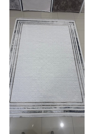 Safyün Halı Kadife Kf466 Gri 200 X 290 Renkli
