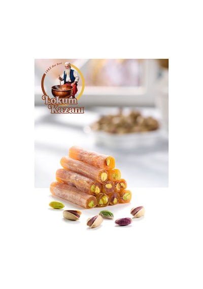 Antep Fıstıklı Portakallı Parmak Fitil Lokum 1 Kg