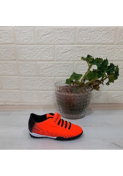 Kinetix Breton J Turf Neonturuncu Cırtlı Halı Saha Futbol Ayakkabısı 001