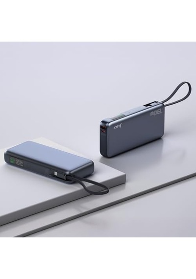 20000mah 130w Led Ekranlı Usb-a + Type-c Kablolu Powerbank Taşınabilir Hızlı Şarj Cihazı