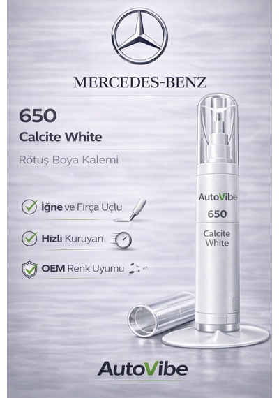 Mercedes-benz Rötuş Boya Kalemi 650 Calcite White