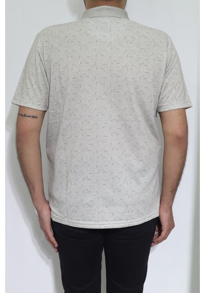 Santa Dmctekstil Erkek Desenli Klasik Kesim Rahat Kalıp Tek Cepli Polo Yaka Düğmeli T-shirt Koyu Bej Santa Dmctekstil Erkek Desenli Klasik Kesim Rahat Kalıp Tek Cepli Polo Yaka Düğmeli T-shirt Koyu Bej