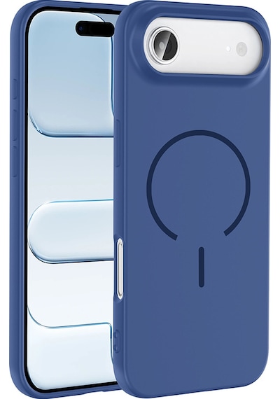 Thegencoo Apple Uyumlu iPhone 17 Air Kılıf M-safe Şarj Özellikli Tgco Meta Kapak - Lacivert