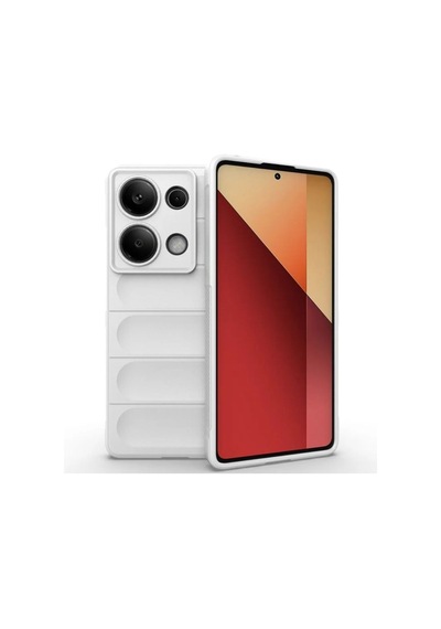 Redmi Note 13 Pro 4G Uyumlu Silikon Kılıf - Kamera Korumalı Esnek Airbag Kapak - Beyaz