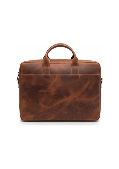 Watchofroyal Verity Crazy Taba Laptop Ve Evrak Organizer Hakiki Deri Çanta