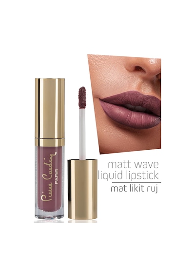 Pierre Cardin Matt Wave Liquid Lipstick – Mat Likit Ruj - Rosy Brown
