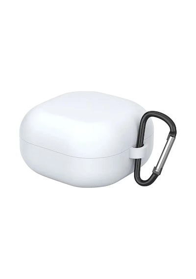 Forzacase Samsung Galaxy Buds 2 Pro İle Uyumlu Anahtar Askılıklı Bluetooth Kulaklık Kılıfı - Fc1107 Beyaz