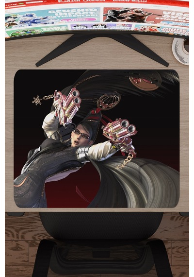 Bayonetta Kaymaz Dikişli Kauçuk Oyuncu Mousepad V3 - 48x40 Xl Gaming Mouse Pad Fare Altlığı