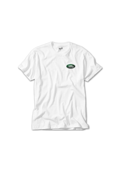 Land Rover Logo Beyaz Tişört Beyaz