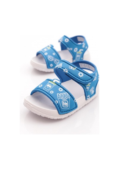 Pepino 1980 Çocuk Bebe Sandalet Saks Mavi