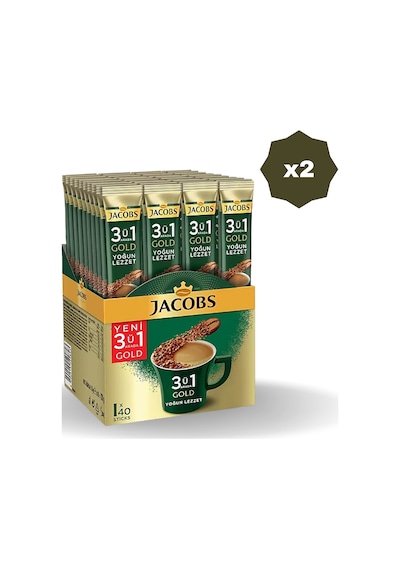 Jacobs 3'ü 1 Arada Yoğun Lezzet 18 Gr 40'lı - 2 Adet Diğer