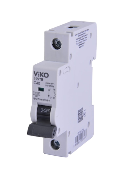 Viko 10vtb-1c40 Otomatik Sigorta 10ka C Tipi 1 Kutup 40a 10