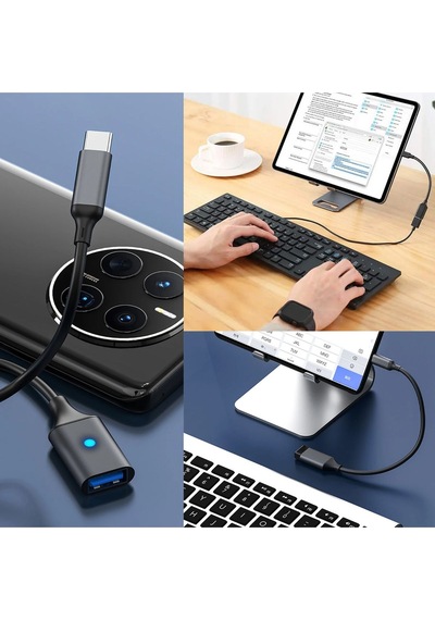 Type-c Usb 3.0 Çevirici Kablo Otg 5 Gbps Hızlı Veri Aktarıcı Type C Dönüştürücü