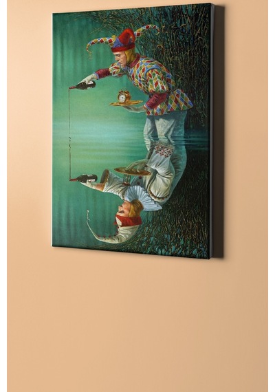 Webstyle Sayılarla Boyama Seti Kasnaklı Zaman Gölü 50 X 65 Cm