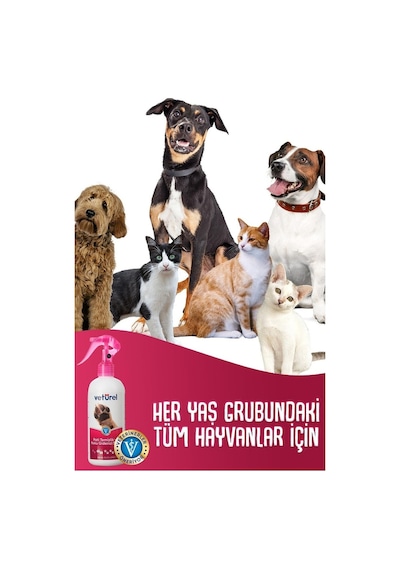 Veturel Köpek Pati TemizlemeTüy Bakım 300 ML + Ağız ve Diş Bakım Spreyi 100 ML