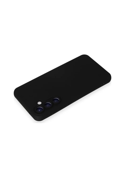 Samsung Uyumlu Galaxy S24 Plus Uyumlu Kılıf Nano İçi Kadife Silikon - Siyah