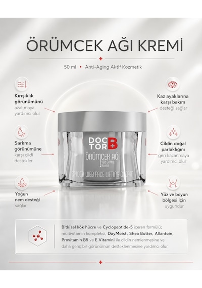 Doctorb Örümcek Ağı Krem 50 ML