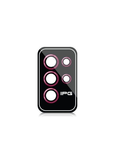 Galaxy Uyumlu S25 Ultra Ipg Kamera Lens Koruyucu Alüminyum - Koyu Pembe