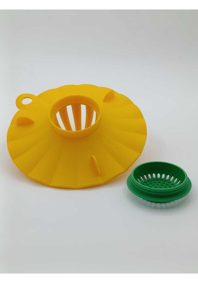Plastik Limon Sıkacağı Çap: 15 Cm Pratik Sıkacak Sarı Renk Limon Portakal Suyu Narenciye Sıkıcı Plas Diğer