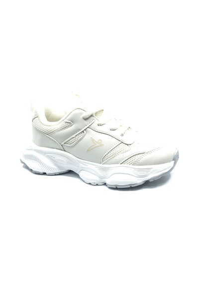 Cool Birian-26 Bağcık Görünümlü Cırt Cırtlı Sneaker Ortopedik Çocuk Spor Ayakkabı Beyaz
