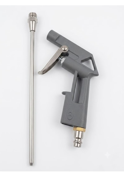 Uzun Nozullu Hava Tabancası Air Blow Gun, Kompresör Uyumlu, Metal Gövde, Endüstriyel Temizlik Ve Toz Giderme Ara