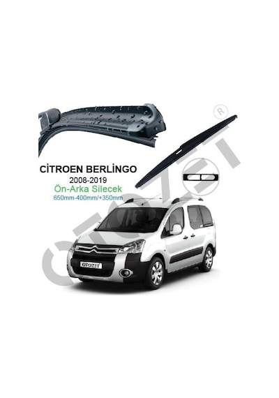Citroen Berlingo Ön - Arka Silecek Süpürge Seti 2009 - 2016 500019514