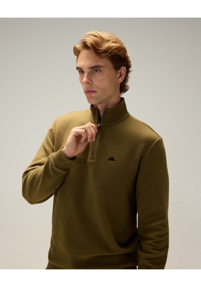 Ellesse 5wm1603-kh Erkek Yarım Fermuarlı Sweat Haki